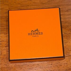 Hermes Jewelry Gift Box Small Sz 3.25 x 3.25 x 1.75